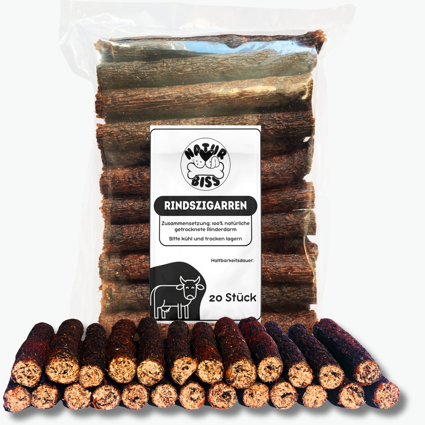 Hundezigarren 20 Stück (12cm)