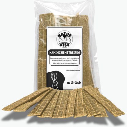Fleischstreifen für Hunde 10 Stück (13–15 cm)