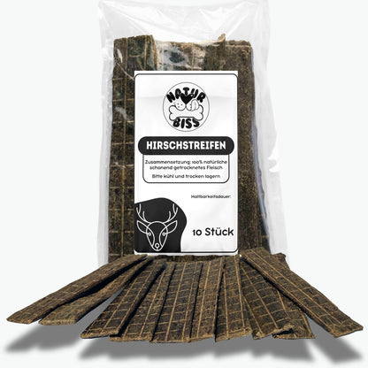 Fleischstreifen für Hunde 10 Stück (13–15 cm)